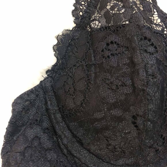 La Senza Black Halter Lace Bra 34A - Picture 3 of 4